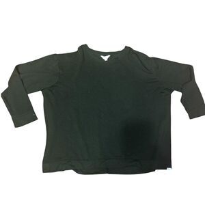 Orvis   Pullover V-Neck Sweater sz xxl Black longsleeve